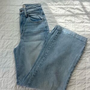 Universal Thread High Rise Wide Leg Light Blue Jeans